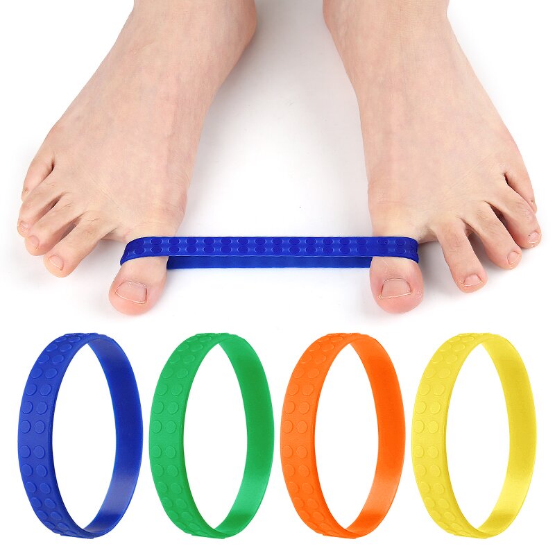 Toe Stretcher Bands Manufacturer - for Bunions Correction Foot Big Toe Spacers Resistance Straightener Loop Bands for Hallux Valgus