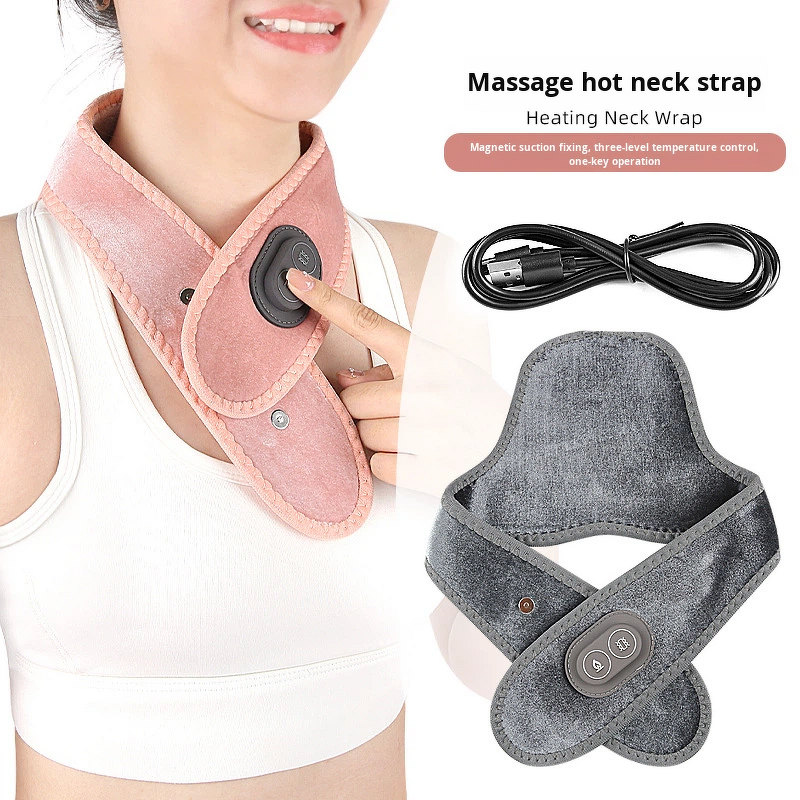 USB Heated Scarf Manufacturer - Rechargeable Neck Heating Pad Warmer Three Temp Setting Winter Gift