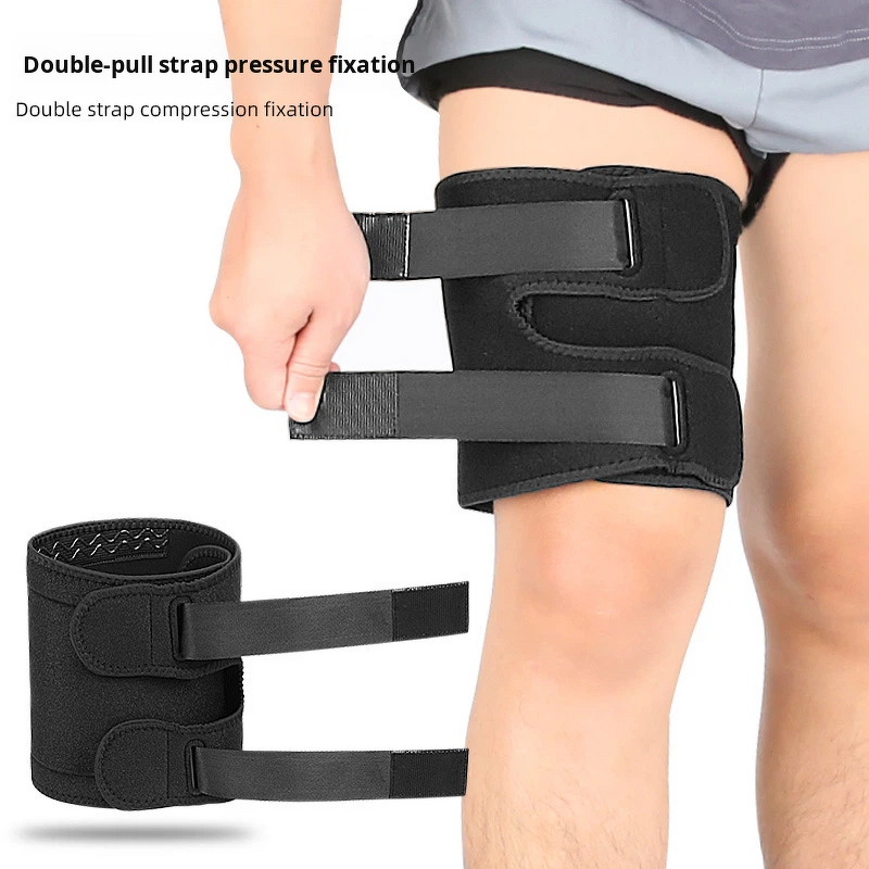 Thigh Wraps Manufacturer - Support Adjustable Compression Neoprene Thigh Sleeve Hamstring Quad Wrap Upper Leg Brace