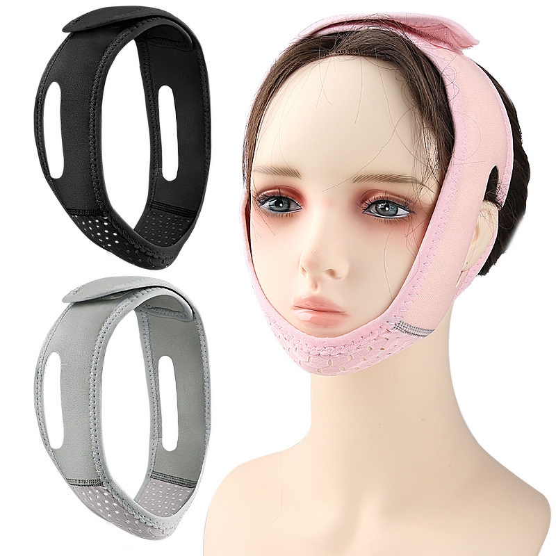 Double Chin Face Bandage Manufacturer - Sleep Anti-Mouth Breathing Strap Nasolabial Fold Tightening Masseter Mask with Closure