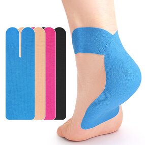 Kinesiology Ankle Tape Manufacturer - Precut Prevent Ankle Sprain Provide Support for Ankle Ligament Elastic Athletic Tape