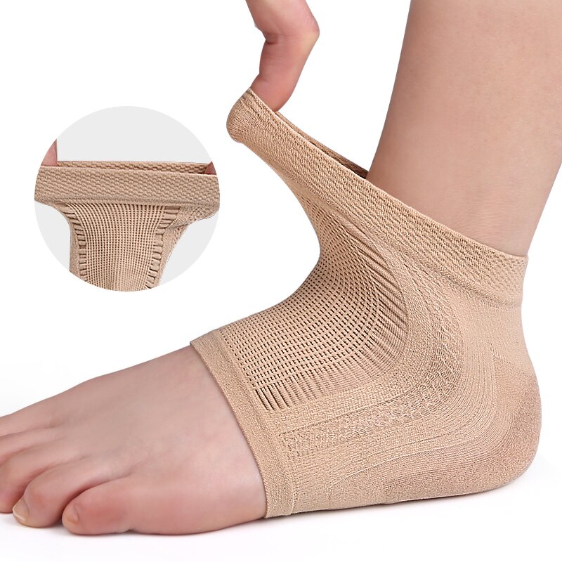 Moisturizing Sleep Socks Manufacturer - Fuzzy Heel Socks for Cracked Heel Treatment Gel Socks for Dry Cracked Feet