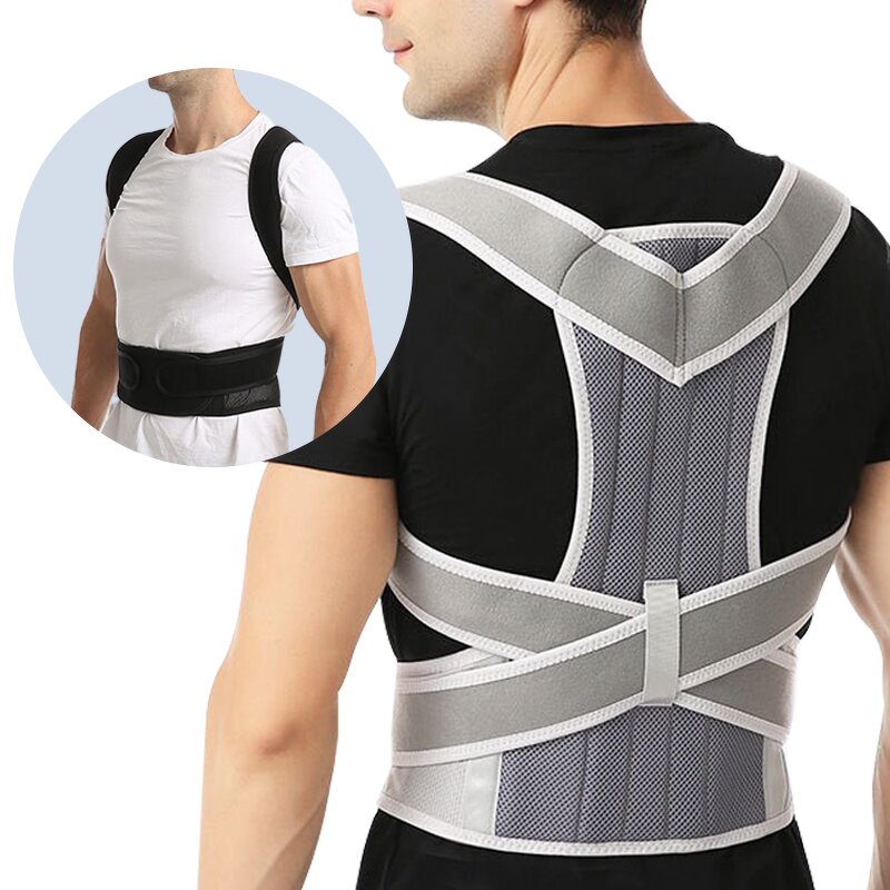 Back Brace Manufacturer - for Women Men Posture Corrector Improve Posture Lumbar Support Shoulder Lower Upper Back Pain Relief