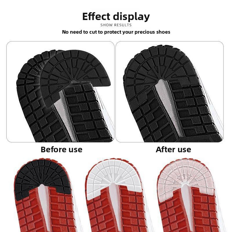 Shoe Heel Patch Manufacturer - Self-Adhesive Sports Wear-Resistant Thickened Rubber Sole Anti-Slip for Dunk Sports Exercise