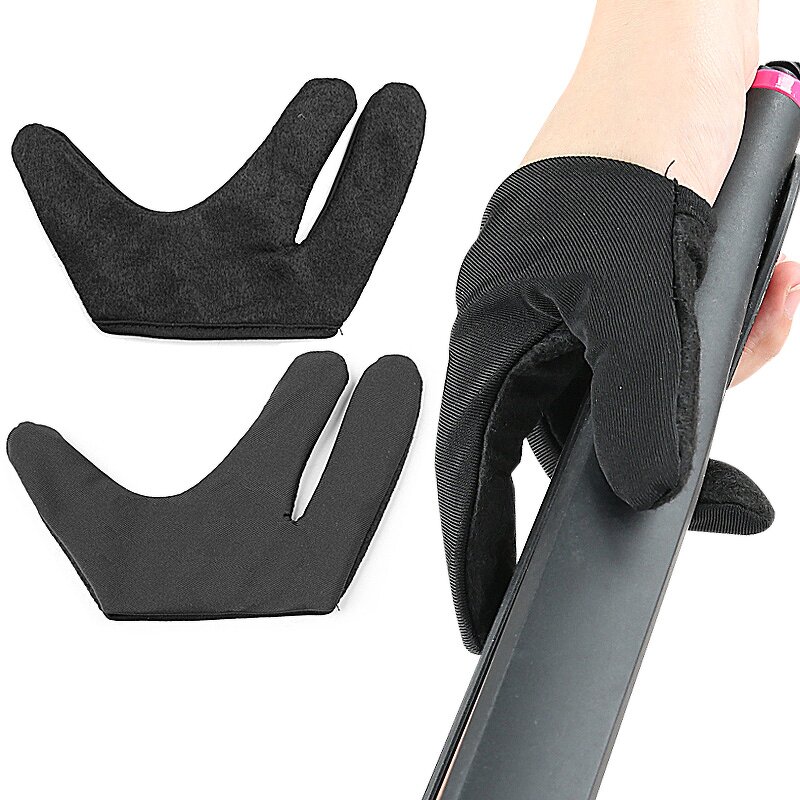 Heat Resistant Gloves Manufacturer - for Hair Styling Curling Wand 3 Finger Reusable Dye Heat Protector