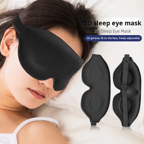 Sleep Mask Manufacturer - for Side Sleeper Women Men Light Blocking 3D Contoured Cup Sleeping