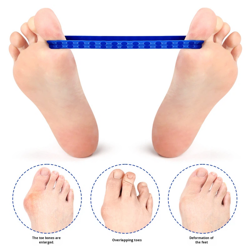 Toe Stretcher Bands Manufacturer - for Bunions Correction Foot Big Toe Spacers Resistance Straightener Loop Bands for Hallux Valgus