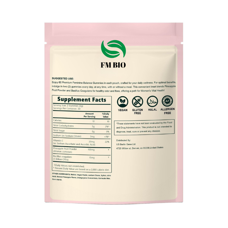 Feminine Gummies Factory - OEM/ODM Best Selling Cross Border Balancing