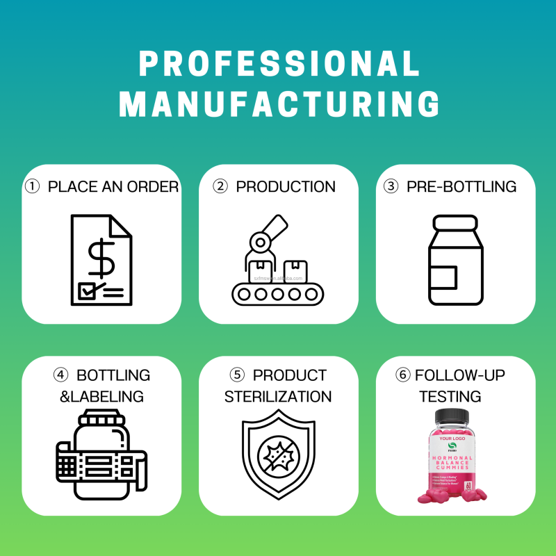 PMS Gummies Factory - OEM/ODM Sugar Free Vegan Hormone Balance Women