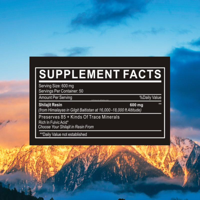 Shilajit Resin Manufacturer - OEM/ODM Private Label Men's Health Supplement