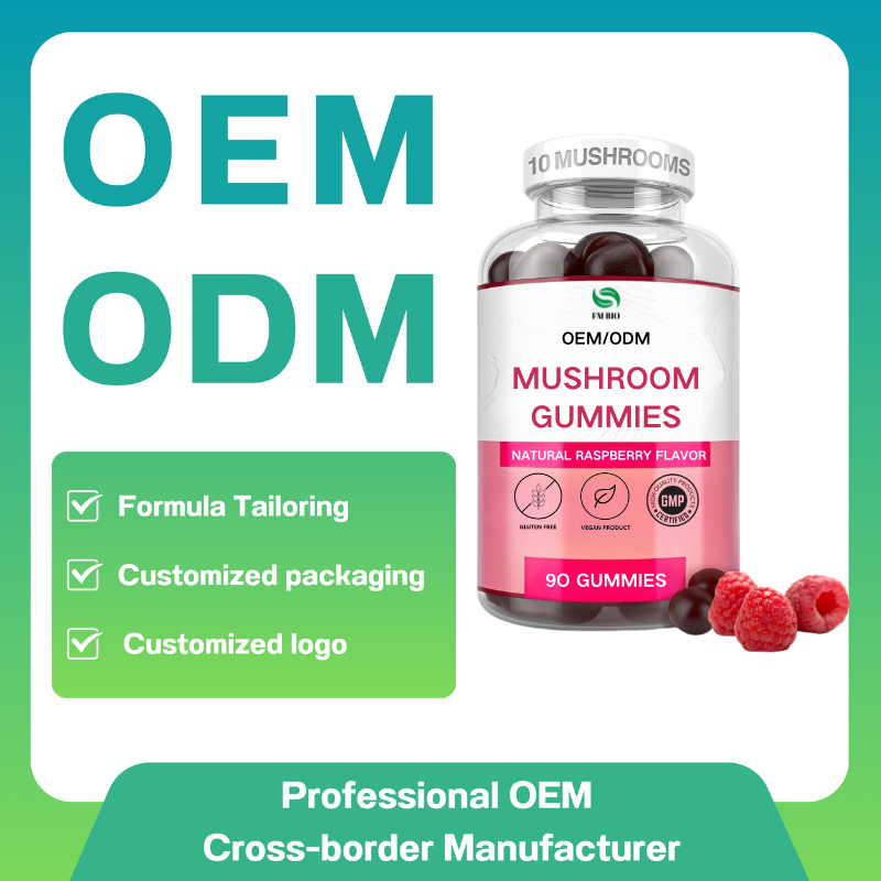 Mushroom Gummies Manufacturer - OEM/ODM Premium 10-in-1 Vegan Non-GMO