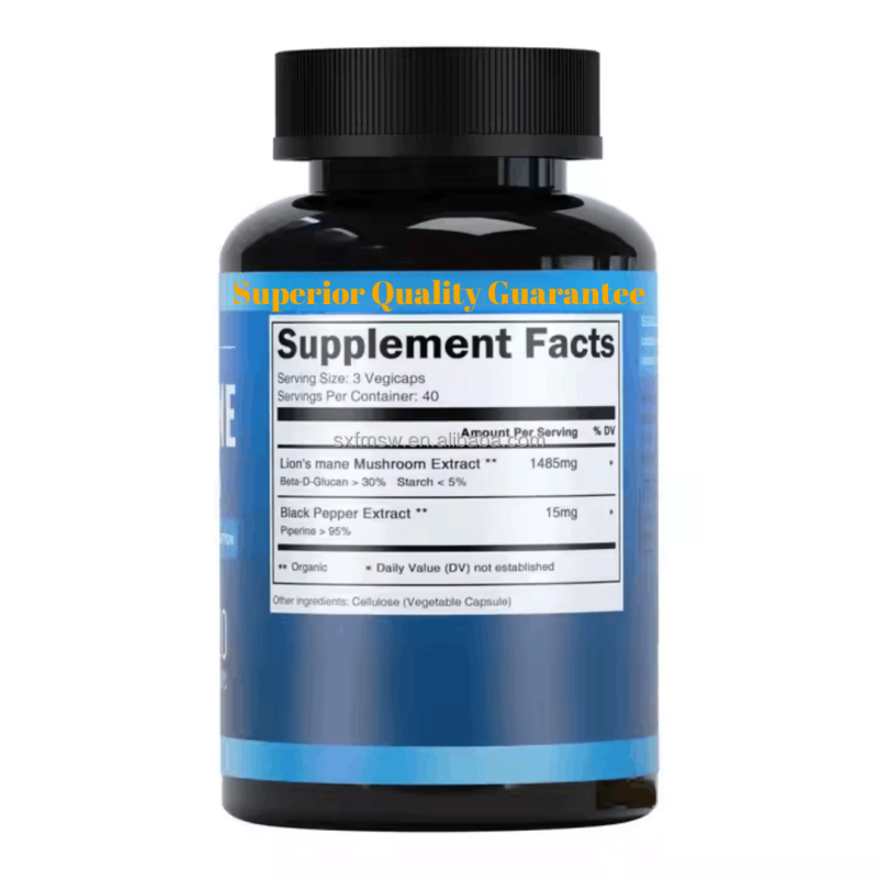 Lion's Mane Capsules Factory - OEM/ODM Organic Extract Memory Concentration