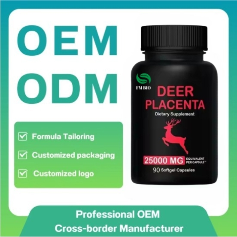 Deer Placenta Softgels Manufacturer - OEM/ODM Cross Border Amazon Supply