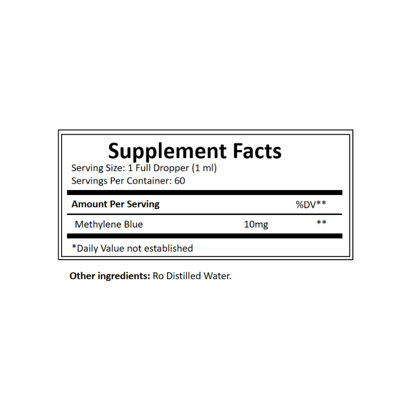 Methylene Blue Drops Manufacturer - OEM Factory Price Brain Health Supplement