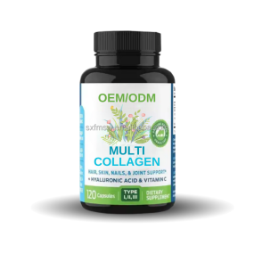 Collagen Capsules Factory - with Hyaluronic Acid Vitamin C 120 Capsules