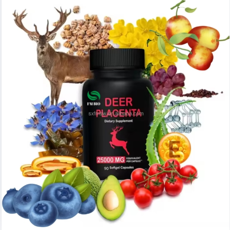 Deer Placenta Softgels Manufacturer - OEM/ODM Cross Border Amazon Supply