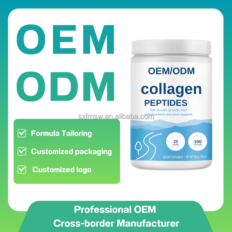 Collagen Peptides Powder Factory - Hydrolyzed Type I III Skin Hair Nails