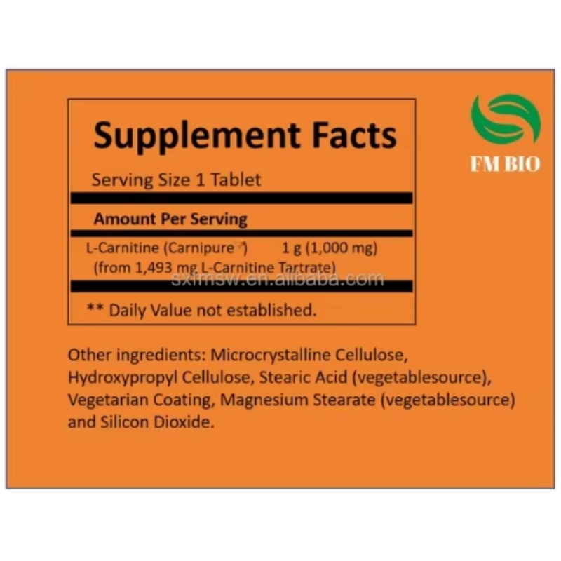 Sports Nutrition Tablets Manufacturer - L-Carnitine Amino Acids Energy Weight