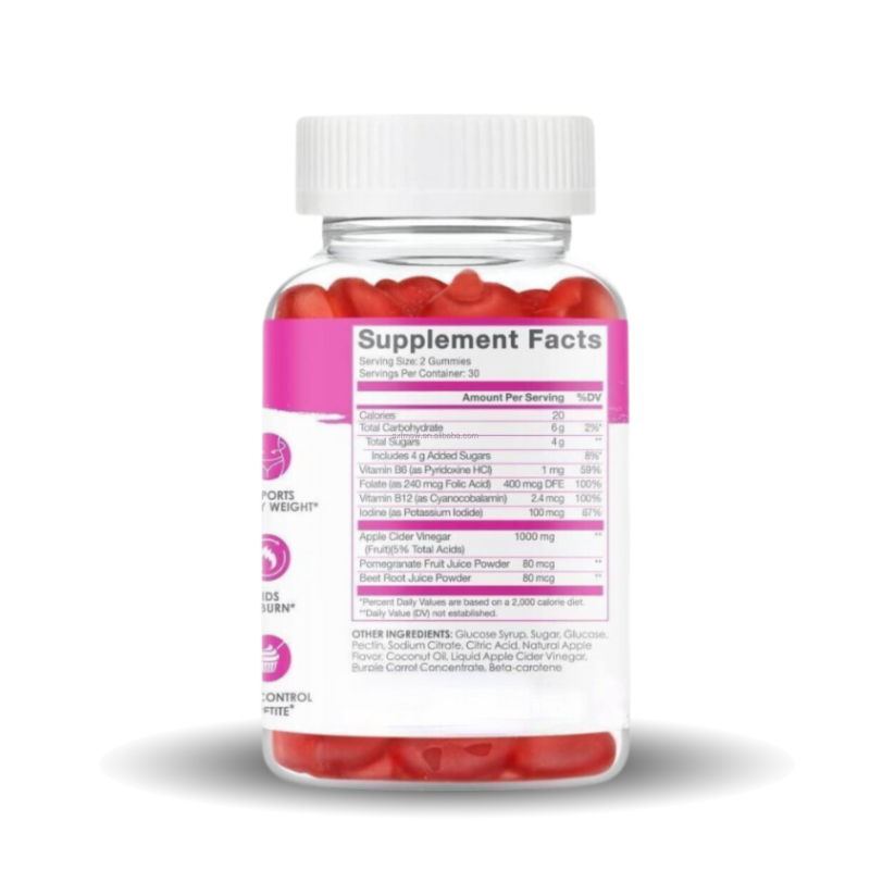 Apple Cider Vinegar Gummies Manufacturer - OEM/ODM Skinny Weight Immunity Digestion