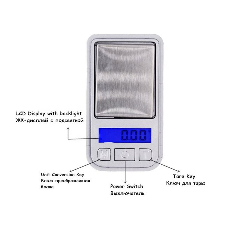 Electronic Scale Manufacturer - Smallest Mini Easy to Carry Weighting Balance Pocket Digital Practical Jewelry 200g X 0.01g LCD