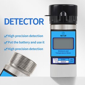 Grain Moisture Meter Manufacturer - High Accuracy Portable Rice Hygrometer Humidity Analyzer for 37 Kinds of Grains