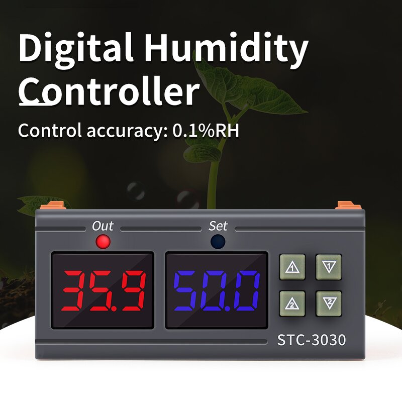Soil Moisture Controller Manufacturer - New Arrival STC-3030 Sensor Moisture Meter Delay Protection Humidity Alarm for Plant & OEM