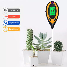 pH Meter Manufacturer - High Precision Indoor Garden Grow Systems Potting Soil Tester for House Plants Measures Soil Moisture