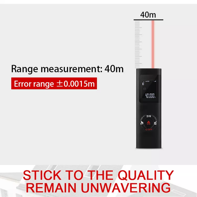 Laser Measure Manufacturer - 40m New Design Digital Laser Distance Meter for Instrument Measuring Laser Rangefinders