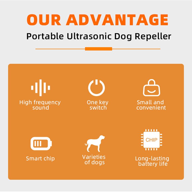 Ultrasonic Dog Repeller Manufacturer - Wholesale Portable Mini Rechargeable Dog Repeller Portable Dog Trainer Anti-Bark