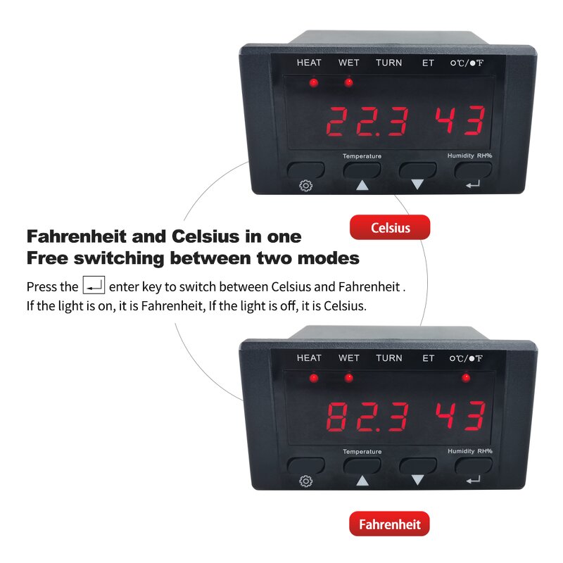 Egg Incubator Manufacturer - Intelligent Control Mini HT-10 Temperature Controller Humidity Controller Intelligent Thermostat