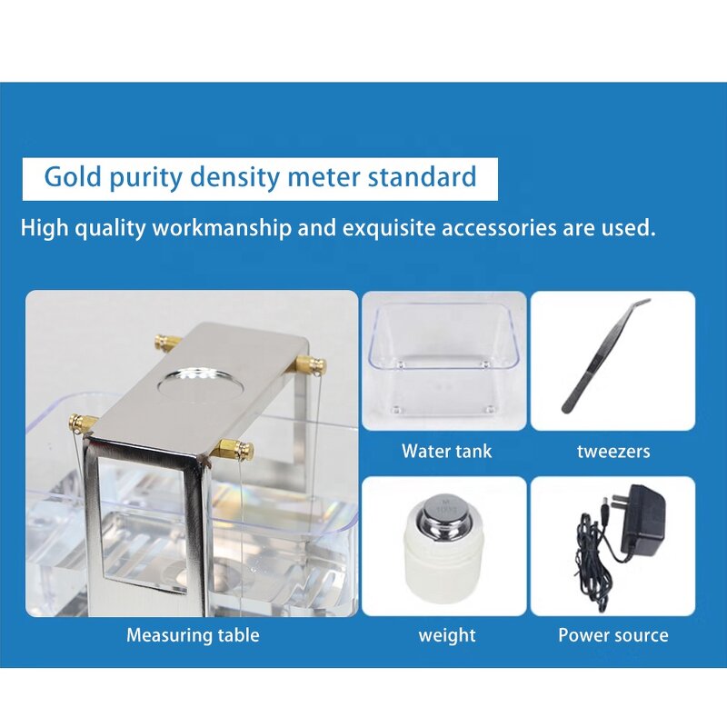 Density Meter Manufacturer - New Arrival 300g*0.01g Laboratory Gold Digital Measurement Device Densitometer Portable Lab