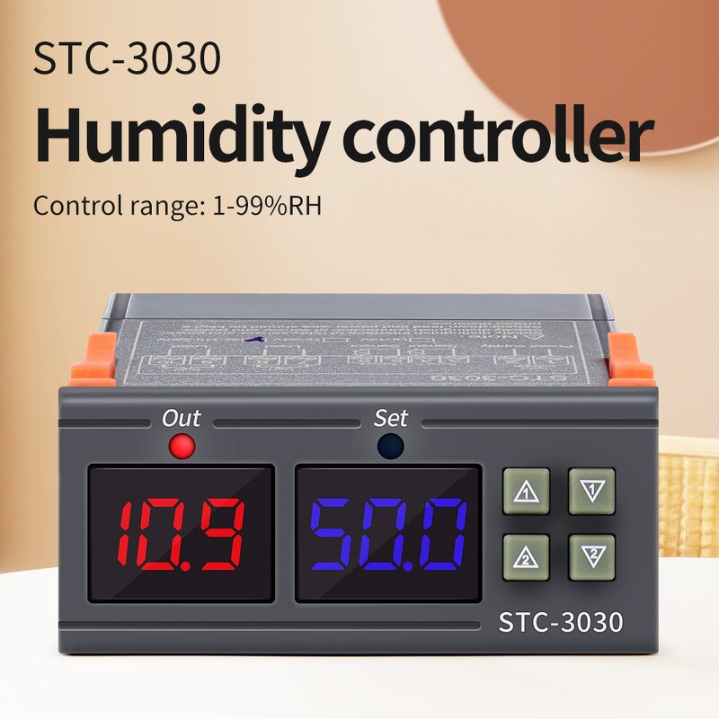 Soil Moisture Controller Manufacturer - New Arrival STC-3030 Sensor Moisture Meter Delay Protection Humidity Alarm for Plant & OEM