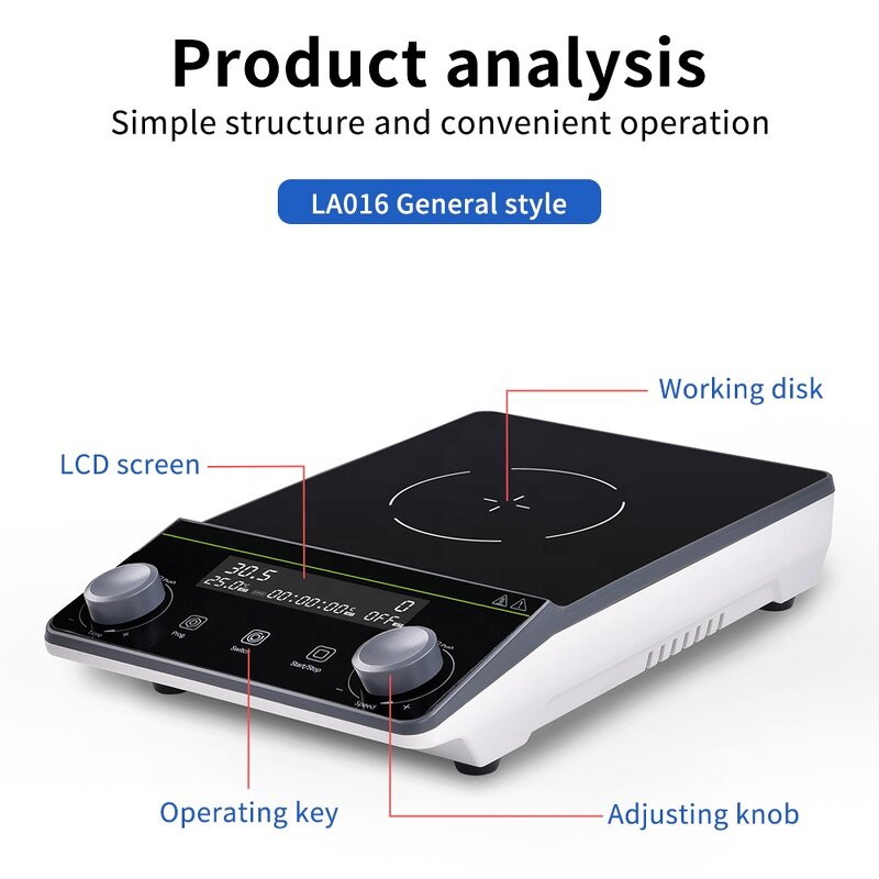 Magnetic Stirrer Manufacturer - 5L for Laboratory Rotary Digital Display 1600rpm with Stir Bar