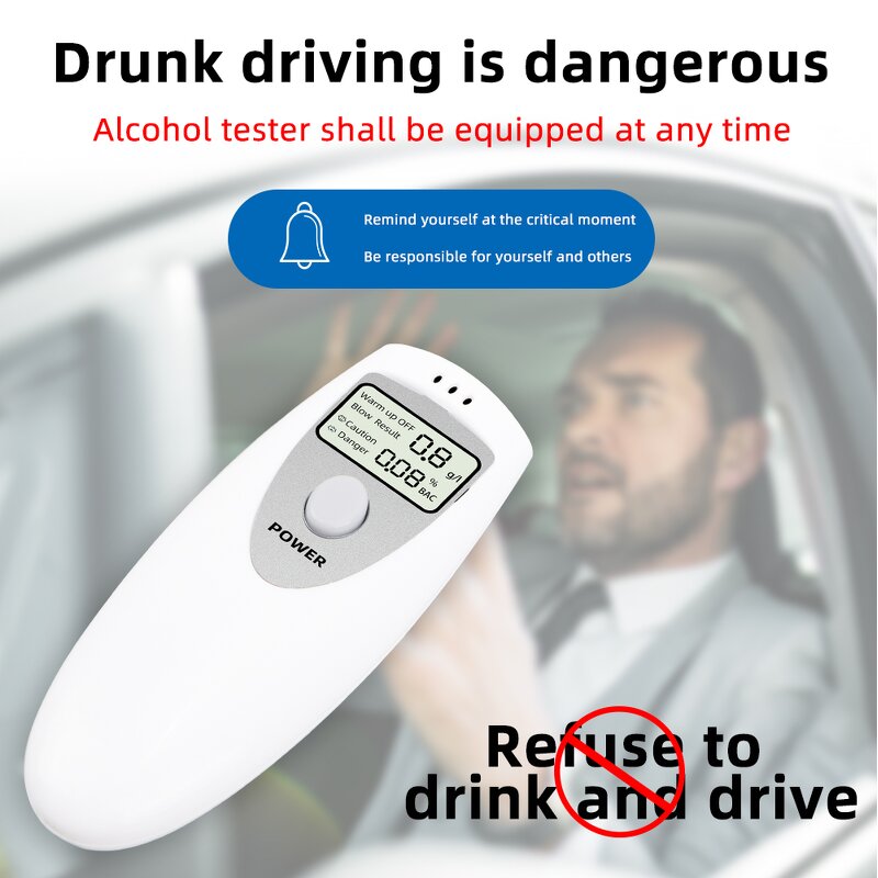 Alcohol Breathalyzer Manufacturer - Wholesale Manufacturer & OEM & ODM LCD Digital Breath Alcohol Tester