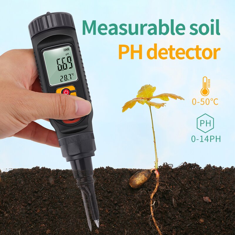PH Meter Test Pen Manufacturer - Multifunctional Soil Food Dough Meat Fruit Cheese Detection With Puncture Probe Electrode