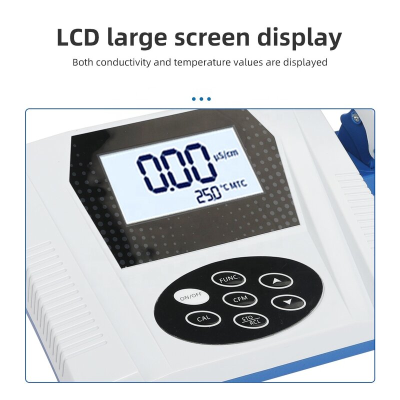 Conductivity Meter Manufacturer - Wholesale Benchtop 50 Sets Data Storage EC Meter for Laboratory