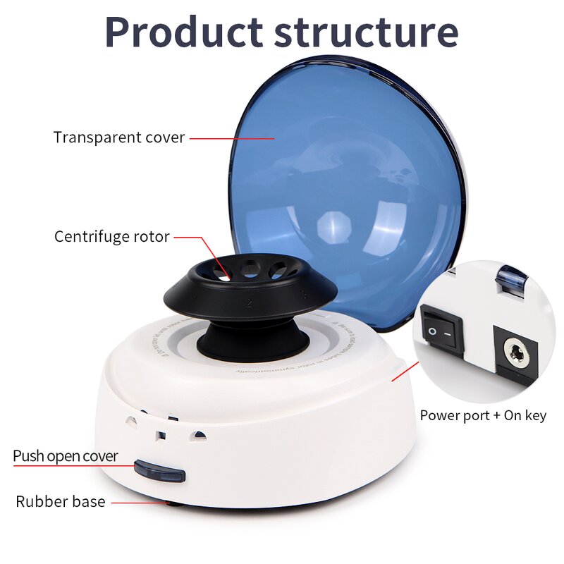 Mini Centrifuges Manufacturer - High Quality Low Noise for Laboratory DC Motor Handheld for Tube Liquid