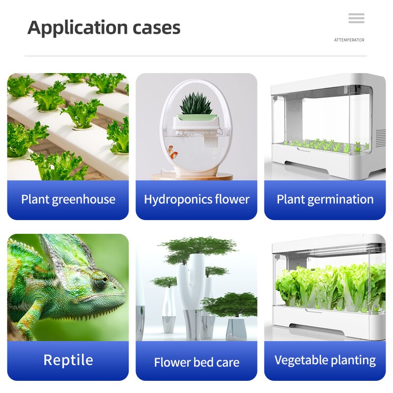 Heat Mat Thermostat Manufacturer - Digital 1000W 230V Temperature for Hydroponic Plants Germination Reptiles