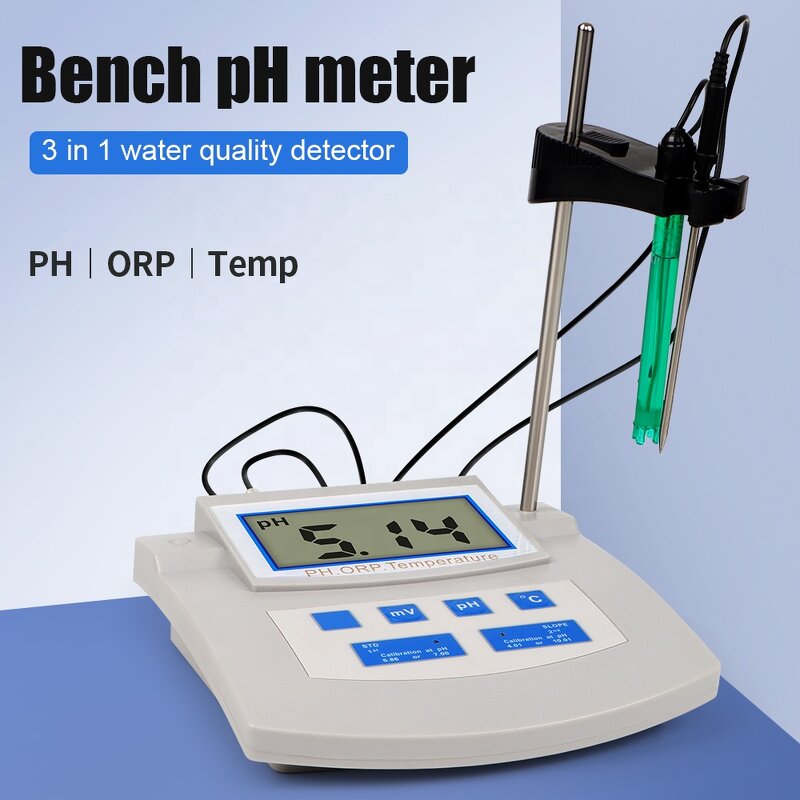 PH Tester Manufacturer - High Quality 0.00-14.00PH 3 in 1 ORP Temperature Water Quality Digital Laboratory