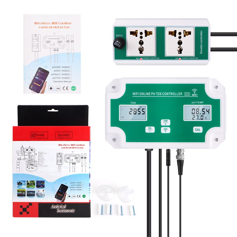 PH Test Pen Manufacturer - WIFi 3 in 1 PH TDS Temp Digital Water Quality Swimming Pool Laboratory Aquarium Ph Sensor