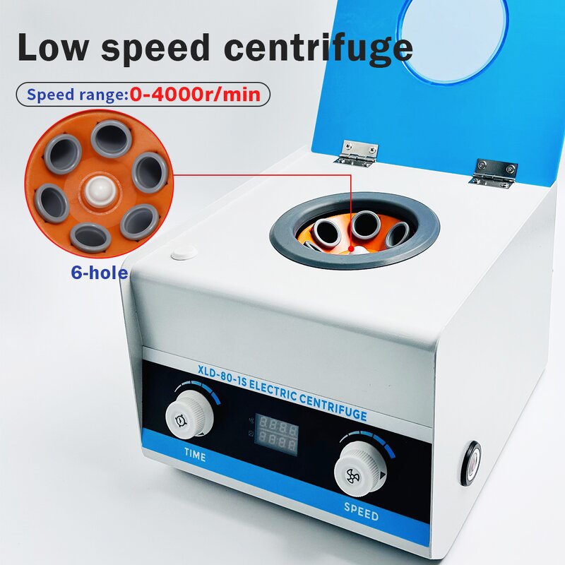 Low Speed Centrifuge Manufacturer - New Arrival Lab 15ml*6 Tube Digital Mechanical Medical Industrial Benchtop Laboratory