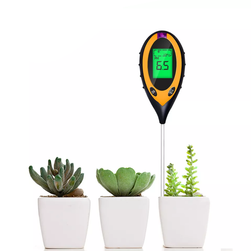 Soil Test Kit Manufacturer - 4 in 1 Digital Plant Moisture Meter with PH/Temperature/Light Soil PH Meter