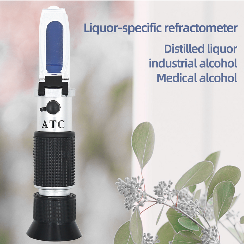 Alcohol Refractometer Manufacturer - Measuring Range Brix 0-32% Wort SG 1.000-1.130 Handheld for Beer Juice Wine