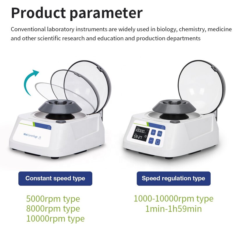 Small Centrifuge Manufacturer - Factory Medical Laboratory Beauty Digital Low Speed Blood Plasma Lab Mini for PRP