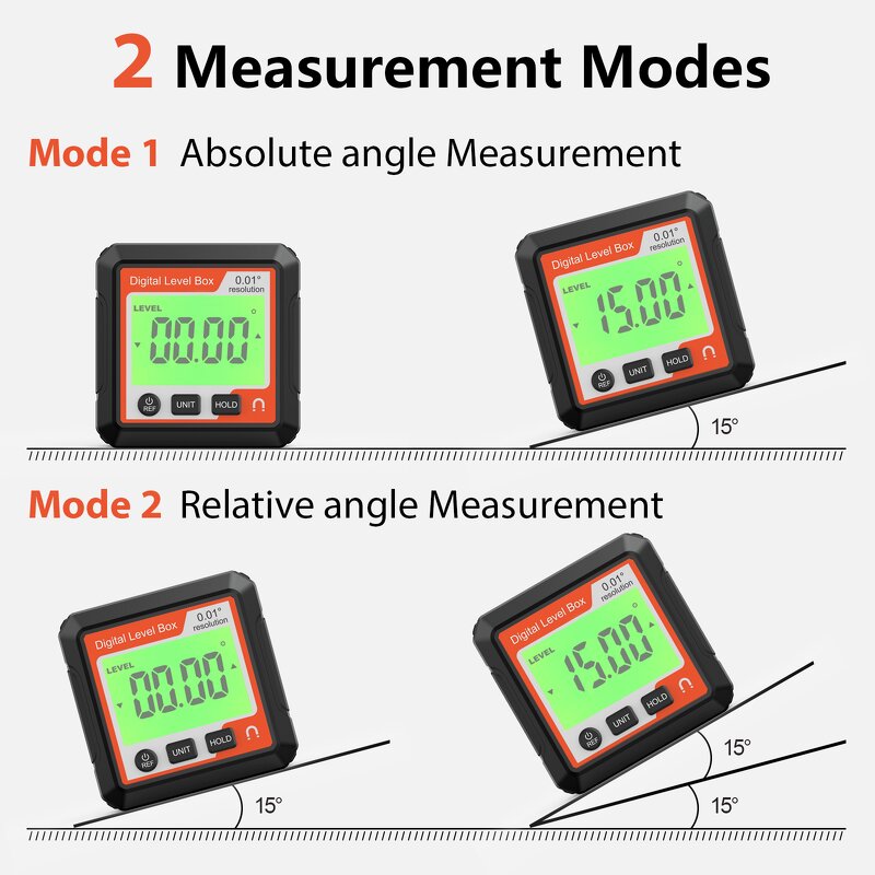 Angle Gauge Manufacturer - Digital Magnet 90 Degree Measuring Bevel Level Meter Protractor Inclinometer for Measuring Angle