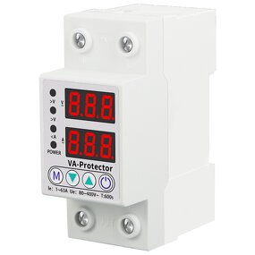 Voltage Protector Manufacturer - Hot Sale Adjustable Double Flash 220V Short Circuit Protection Self-Resetting Leakage Circuit Breaker