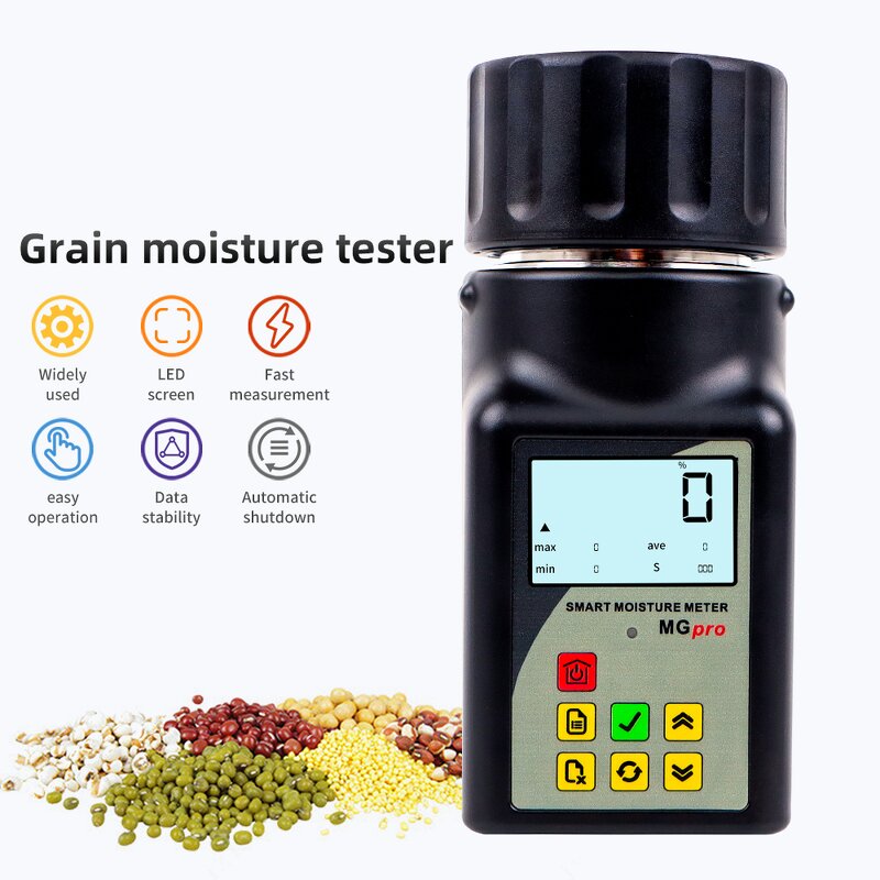 Grain Moisture Meter Manufacturer - Hot Sale Portable Smart Version MG-PRO Grain Water Detector Humidity Analyzer