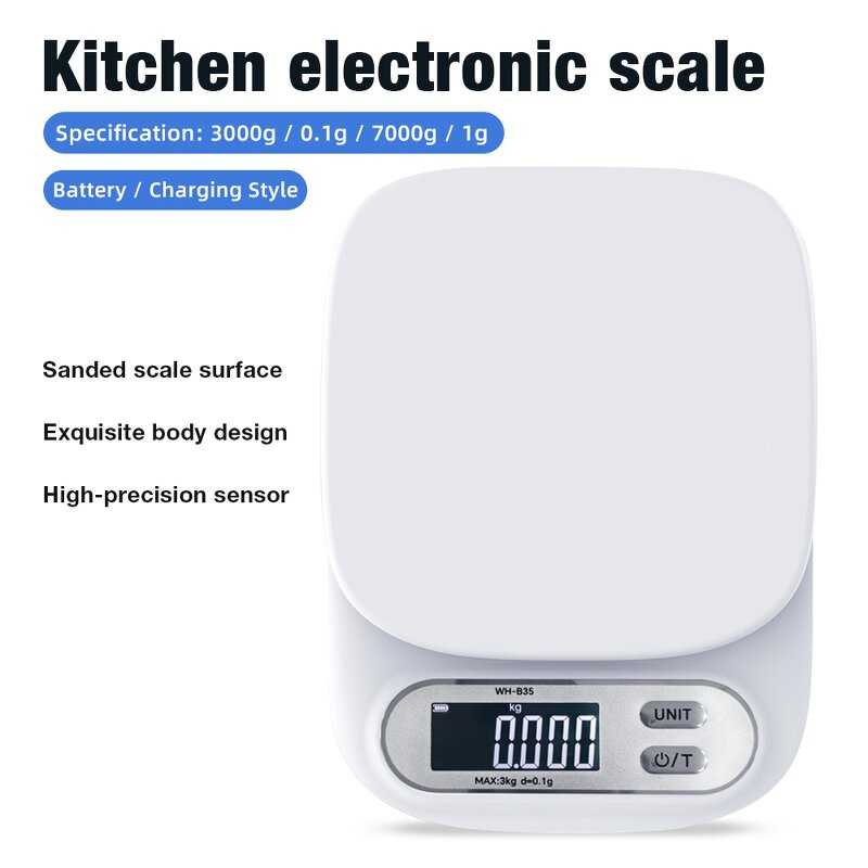 Coffee Scale Manufacturer - Factory High Precision 3kg/0.1g Timer Portable Electronic Digital Kitchen LCD Electronic