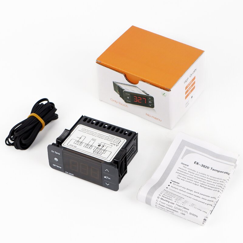 Temperature Controller Manufacturer - Hot Selling EK-3020 Smart Digital Display Control Thermostat With Sensor