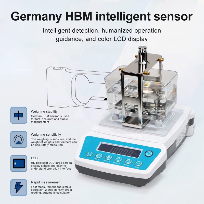 Density Meter Manufacturer - New Arrival 300g*0.01g Laboratory Gold Digital Measurement Device Densitometer Portable Lab
